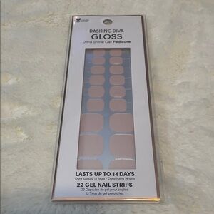 Dashing Diva Gloss Ultra Shine Gel Pedicure - Pink